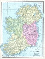 Ireland, World Atlas 1913
